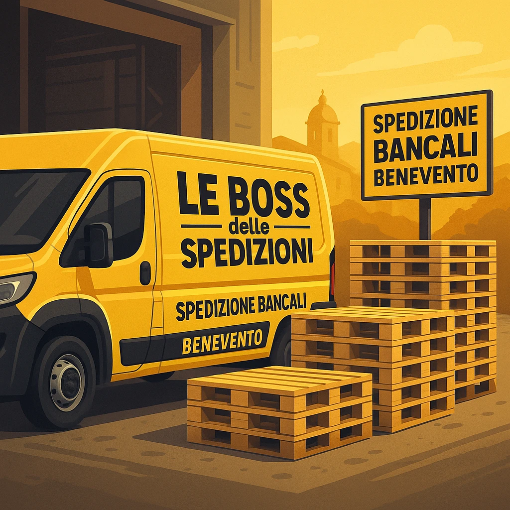 Spedire bancali a Benevento con corriere professionale